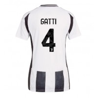 Fotbalové Dres Juventus Federico Gatti #4 Dámské Domácí 2024-25 Krátký Rukáv